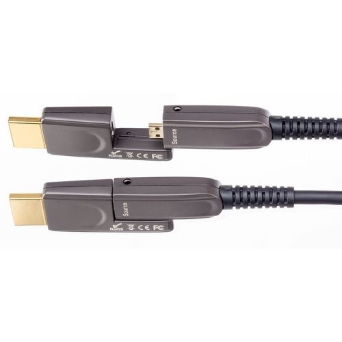 Картинка Видео кабель Eagle Cable  Profi Micro HDMI 2.0 LWL 18Gbps D>A 20,0 м - лучшая цена, доставка по России. Фото N3