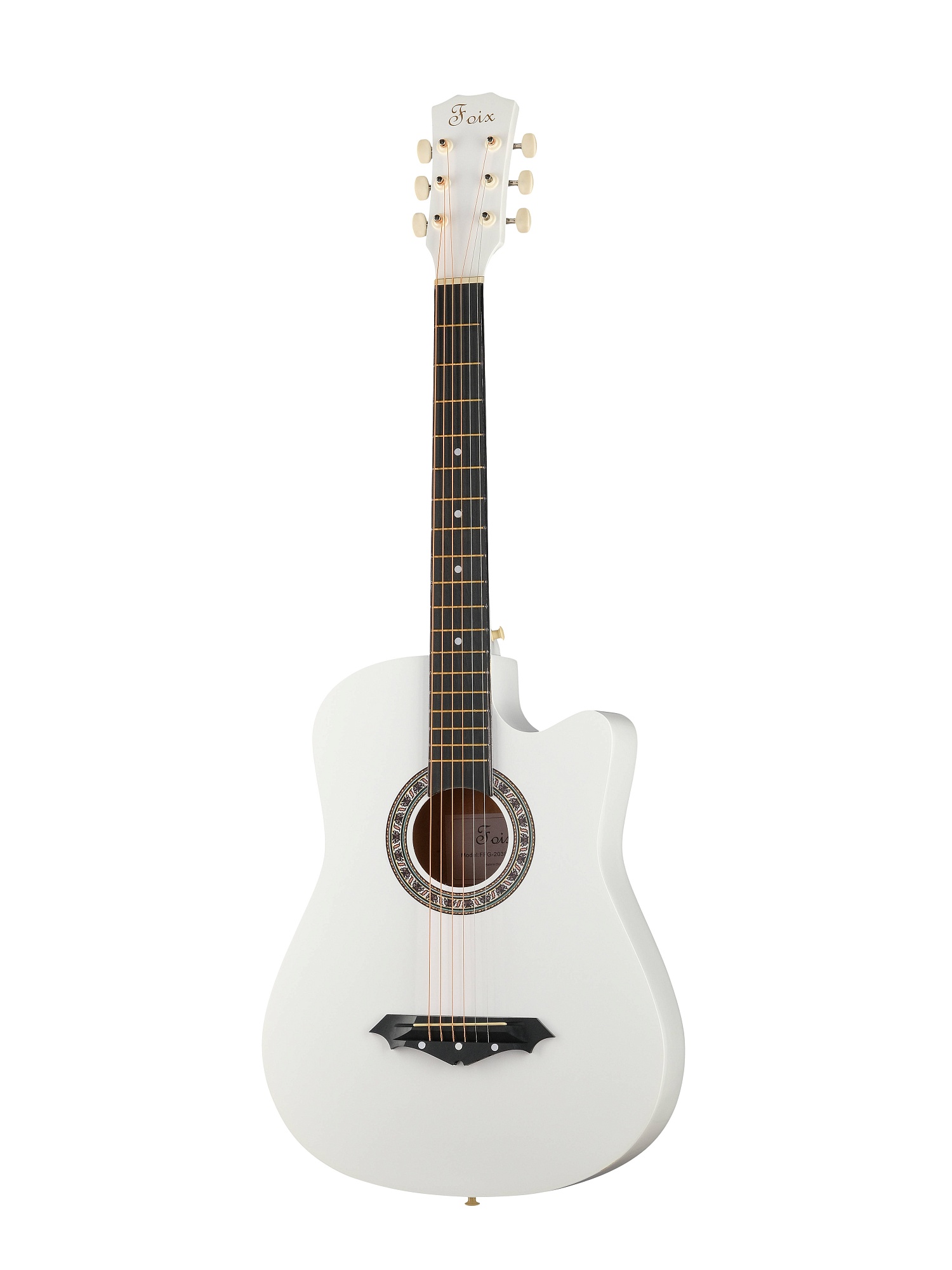 Картинка Акустическая гитара Foix FFG-2038CAP-WH - лучшая цена, доставка по России. Фото N2