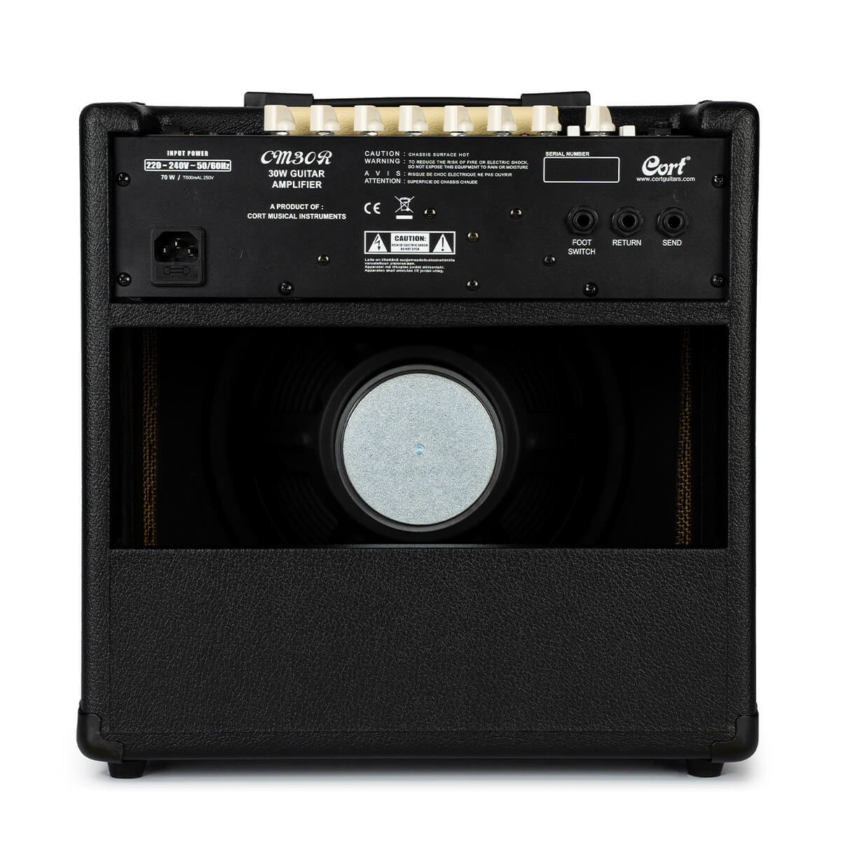 Картинка Гитарный комбоусилитель Cort CM30R-EU-BK CM Series - лучшая цена, доставка по России. Фото N2