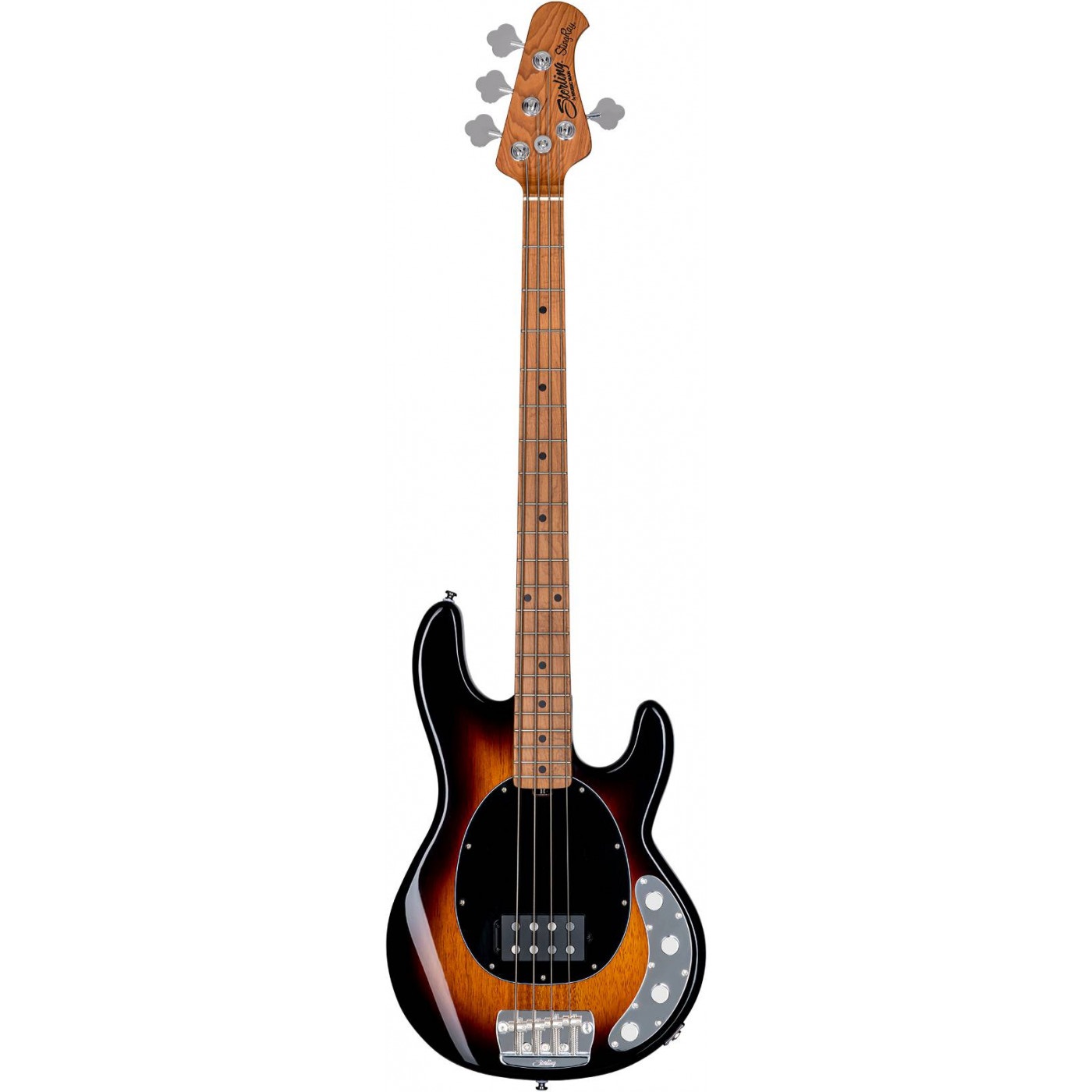 Картинка Бас-гитара Sterling by Music Man StingRay RAY34 Vintage Sunburst - лучшая цена, доставка по России