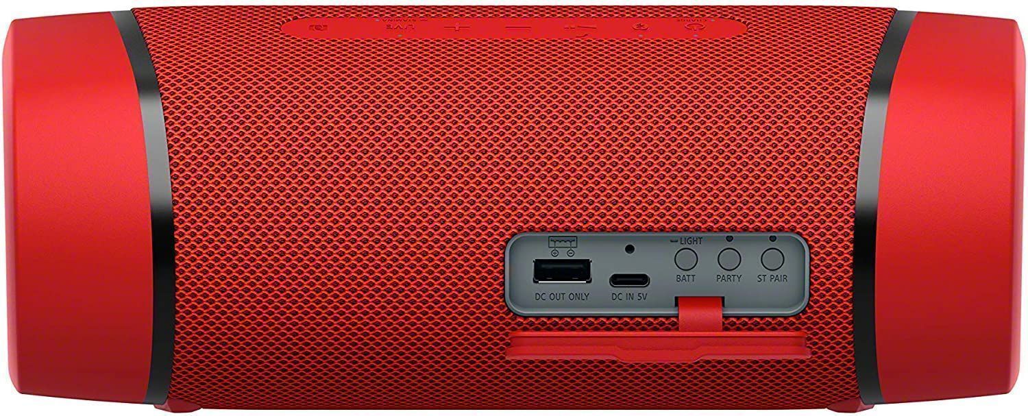 Картинка Портативная акустическая система Sony SRS-XB33, цвет красный - лучшая цена, доставка по России. Фото N4