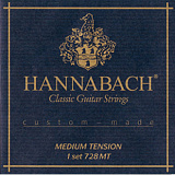 Картинка Струны для классической гитары Hannabach 728MT Custom Made Black - лучшая цена, доставка по России