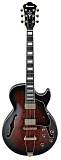Картинка Полуакустическая гитара Ibanez AG95QA-DBS - лучшая цена, доставка по России