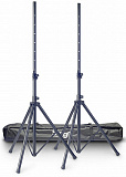 Картинка Две алюминиевых стойки под акустические системы Stagg SPS10-AL BK SET - лучшая цена, доставка по России