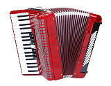 Картинка  Aurus JH2006-R Аккордеон 37/80/7/2, красный, с футляром - лучшая цена, доставка по России