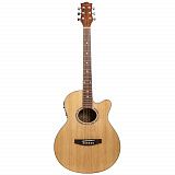 Картинка Электроакустическая гитара Colombo LF-401 CEQ / N (натуральный) - лучшая цена, доставка по России