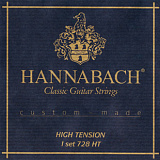 Картинка Струны для классической гитары Hannabach 728HT Custom Made Blue - лучшая цена, доставка по России