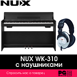 Картинка Цифровое пианино с наушниками Nux WK-310-Black - лучшая цена, доставка по России
