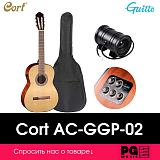 Картинка Классическая гитара со звукоснимателем Cort AC-GGP-02 OP - лучшая цена, доставка по России