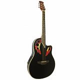 Картинка Электроакустическая гитара Martinez W-164 P/BK (чёрный) - лучшая цена, доставка по России