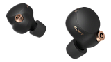 Картинка Беспроводные наушники Sony WF-1000XM4, цвет чёрный - лучшая цена, доставка по России