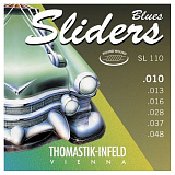 Картинка Комплект струн для электрогитары Thomastik SL110 Blues Sliders - лучшая цена, доставка по России