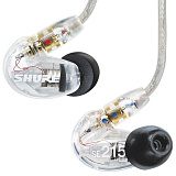 Картинка Внутриканальные наушники Shure SE215-CL-EFS - лучшая цена, доставка по России