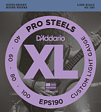 Картинка Струны для бас-гитары D'Addario EPS190 ProSteels - лучшая цена, доставка по России