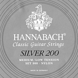 Картинка Комплект струн для классической гитары Hannabach 900MLT SILVER 200 - лучшая цена, доставка по России