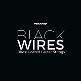 Картинка Комплект струн для электрогитары Pyramid 442100 Black Wires - лучшая цена, доставка по России