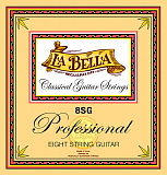 Картинка Комплект струн для 8-струнной классической гитары La Bella 8SG - лучшая цена, доставка по России