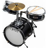 Картинка Уменьшенная ударная установка Drum Talk DSJ3-36 BK - лучшая цена, доставка по России