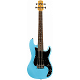Картинка Бас-гитара уменьшенная Flight Mini Bass Lite BL - лучшая цена, доставка по России