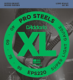 Картинка Струны для бас-гитары D'Addario EPS220 ProSteels - лучшая цена, доставка по России
