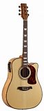 Картинка Электроакустическая гитара Martinez W-124 BC / N (натуральный) - лучшая цена, доставка по России