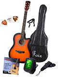 Картинка Акустическая гитара Foix FFG-2039CAP-SB - лучшая цена, доставка по России