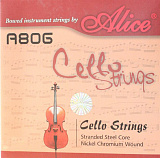 Картинка Комплект струн для виолончели Alice A806 - лучшая цена, доставка по России