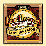 Картинка Комплект струн для 12-струнной акустической гитары Ernie Ball P02010 Earthwood Light - лучшая цена, доставка по России