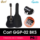 Картинка Трансакустическая гитара Cort GGP-02 BKS - лучшая цена, доставка по России