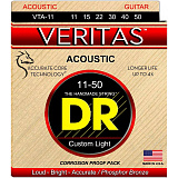 Картинка Струны для акустической гитары DR VTA 11 - лучшая цена, доставка по России