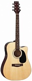 Картинка Электроакустическая гитара Martinez FAW-801 CEQ (натуральный) - лучшая цена, доставка по России